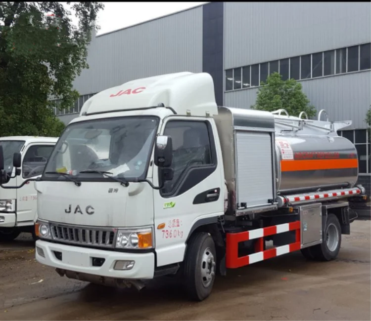  JAC 6 Wheeler заправочный Автоцистерна 5000 литров авиационный топливный грузовик для