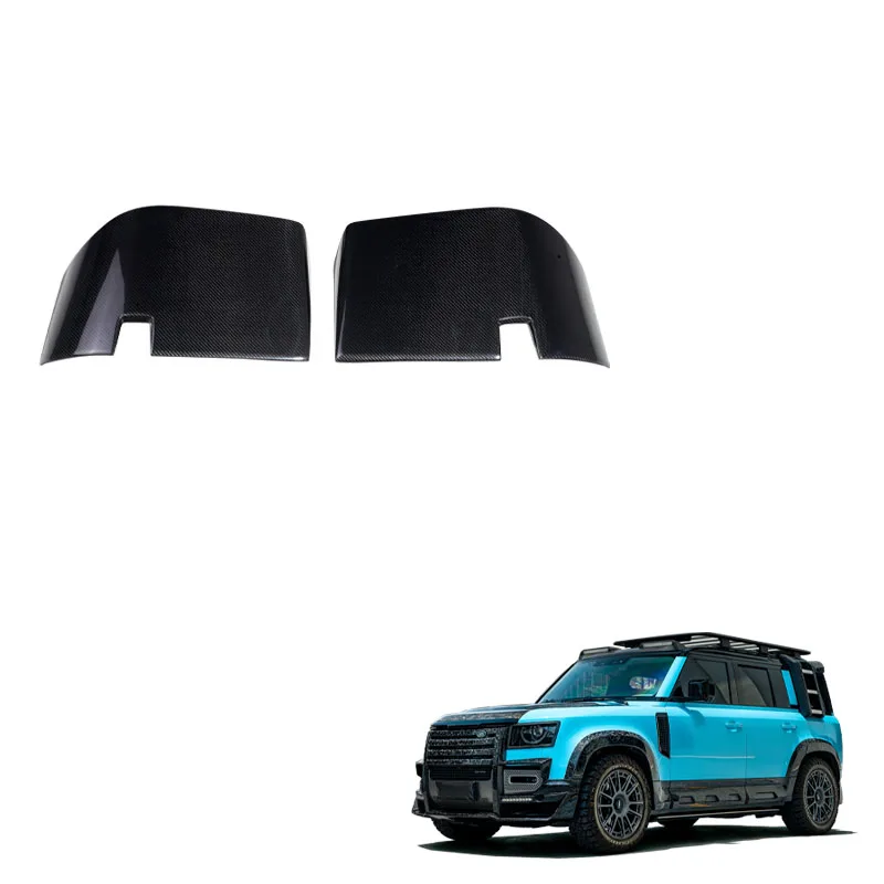 Car Parts Tailgate Rear Wing Spoiler 3K Twills Dry Carbon Fiber Top Spoiler Wind For LandRover Defender 90 110 130 Roof Spoiler