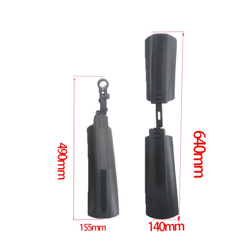 Удлиненный брызговик для горного велосипеда 055, широкие толстые шины, пластиковые, устойчивые к холоду, для горного велосипеда