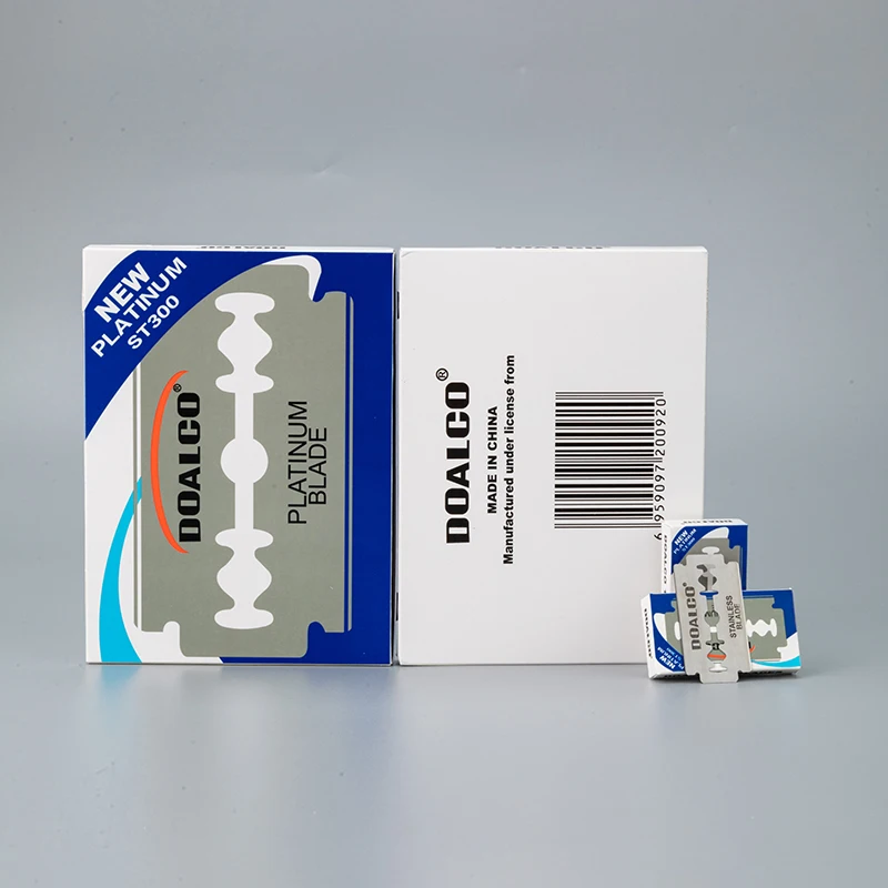 Doalco 10pcs/Small Box 100pcs/Big Box Single Sided Safety Razor Blades Best Safety Blades Edge Razor Blades For Body Use