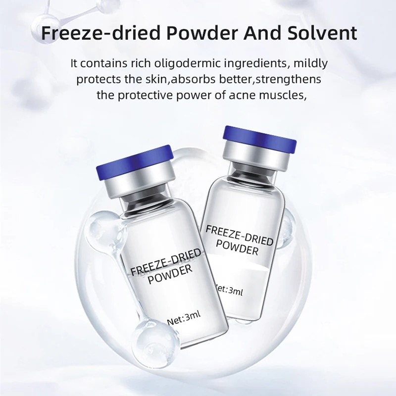 Hot Selling Face Serum Oligopeptide-1 Acne Treatment Serum Anti-Wrinkle Repair Liquid Face Freeze-Dried Powder