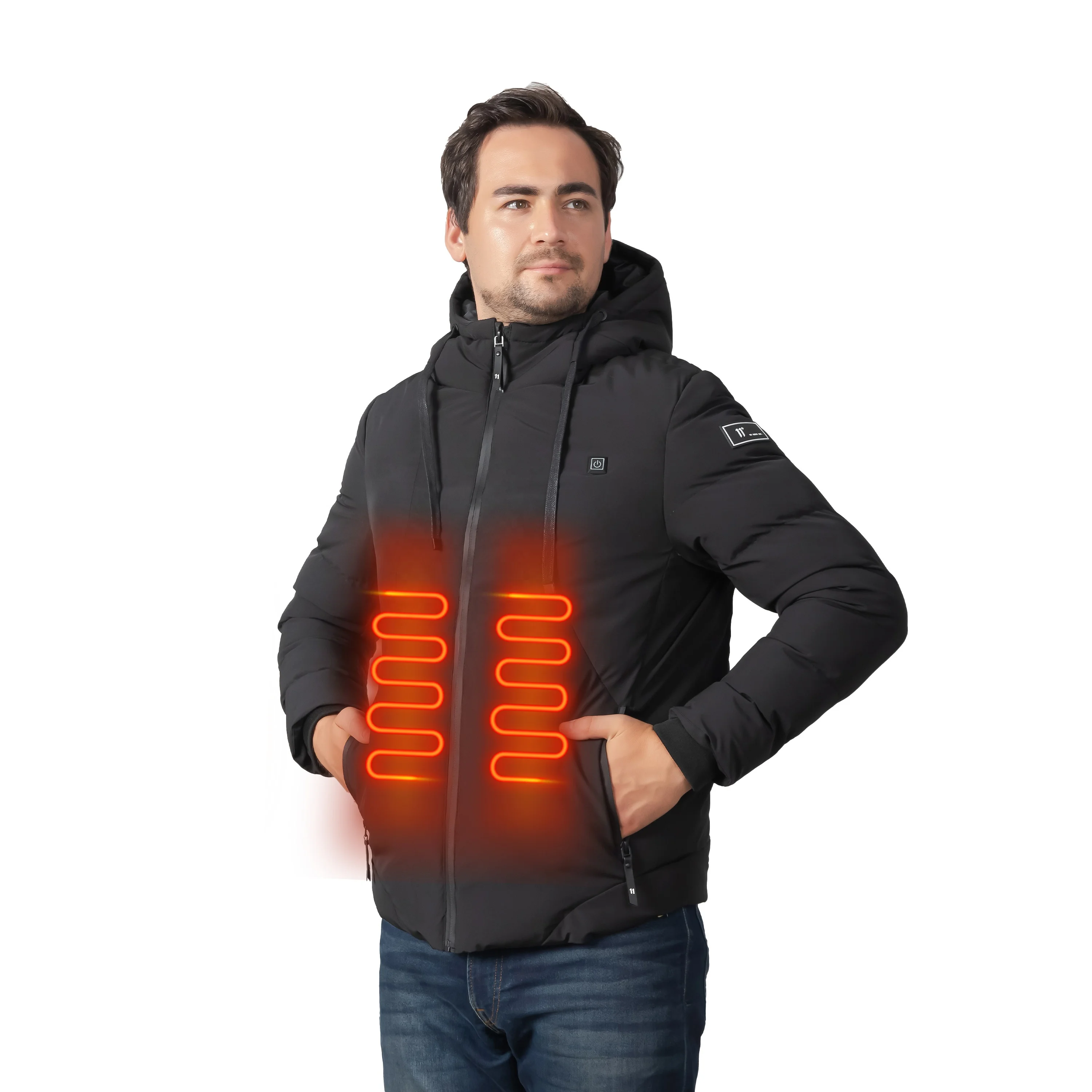 Factory Direct OEM Custom Design Heated Jacket Electric Jacket Battery Heated Jacket