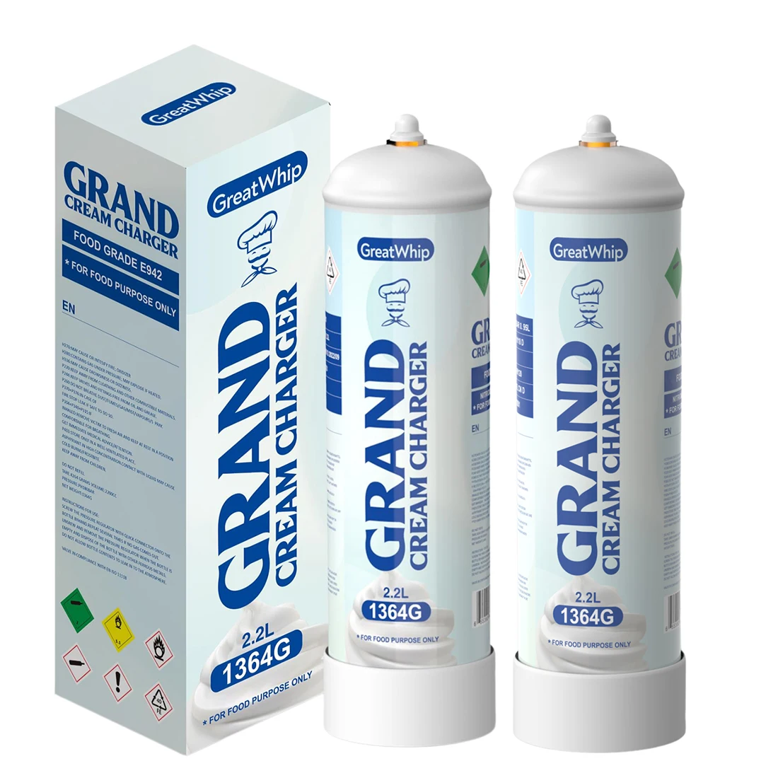 Greatwhip Dessert Tools Whip Cream Chargers Uk 2.2L Whipped Cream Charger