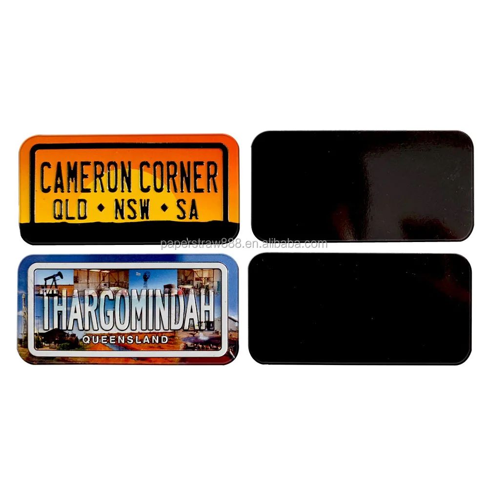 Высококачественный металлический Сувенирный магнит для холодильника на