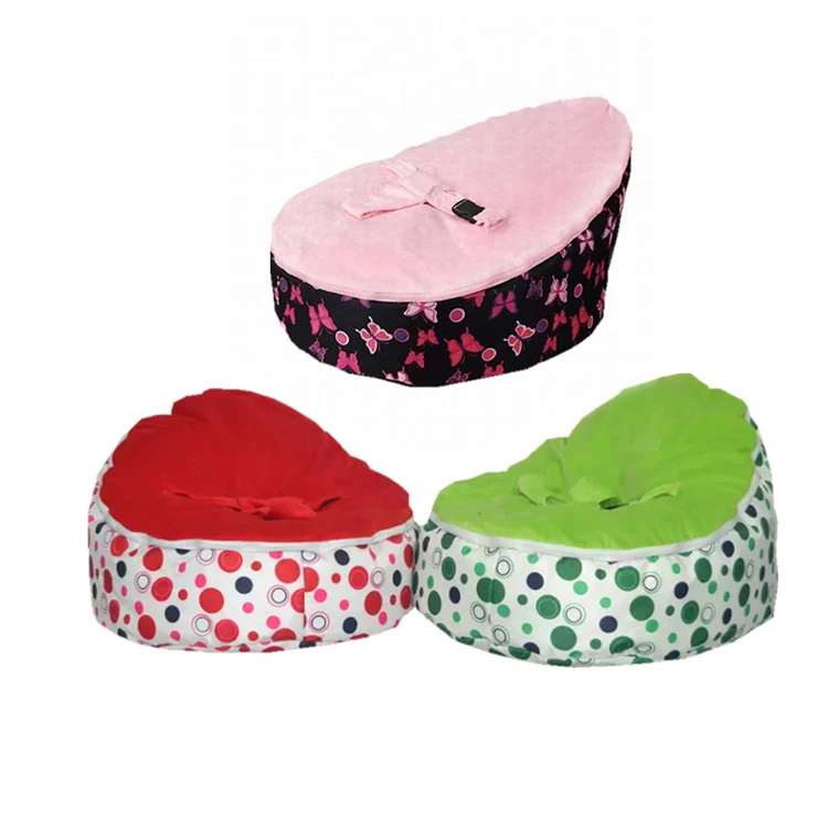 Customise  printing soft snuggle high quality babyborn baby bean bag soft beanbag sofa chair for babies