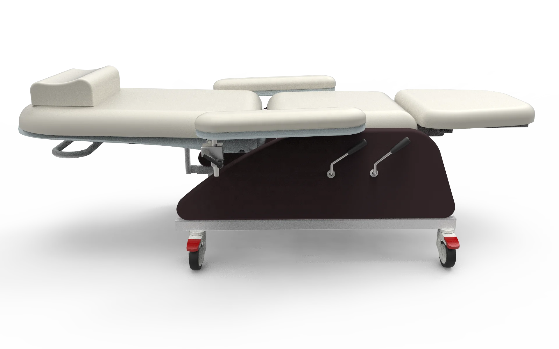 Hemodialysis chair Adjusted by manually