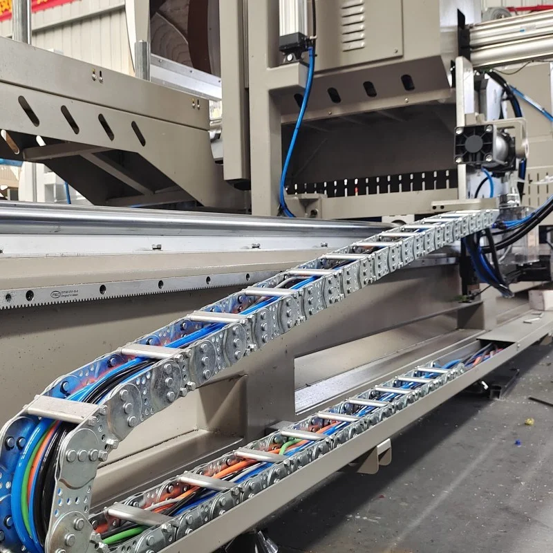 CNC Double Head Miter Cutting Saw Machine for Aluminum and UPVC window and door profile