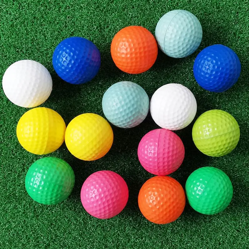 Wholesale Indoor Outdoor Training Practice  stress ball  Soft  PU Foam Golf Ball