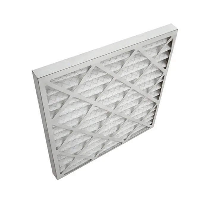 Air conditioning filters Cardboard Frame Merv7 Merv8 Pleated Panel Air Filter