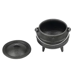 Cast iron camping pot three legs Dutch pot 3