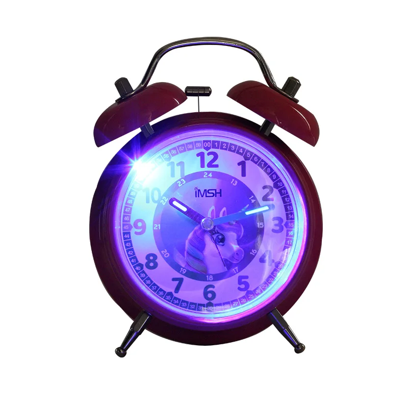 iMSH TB11503-2 Quartz analog clocks for kids child table bedroom alarm clock wecker despertador desktop children alarm clocks
