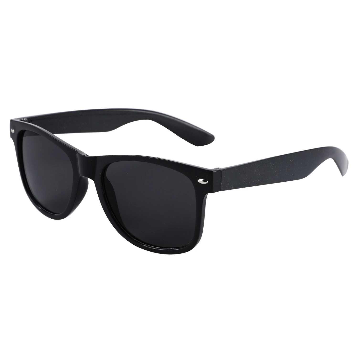 Factory Promotion High Quality Custom LOGO Shade Sunglasses Wholesale Sunglasses Degradable wheat straw material 2024