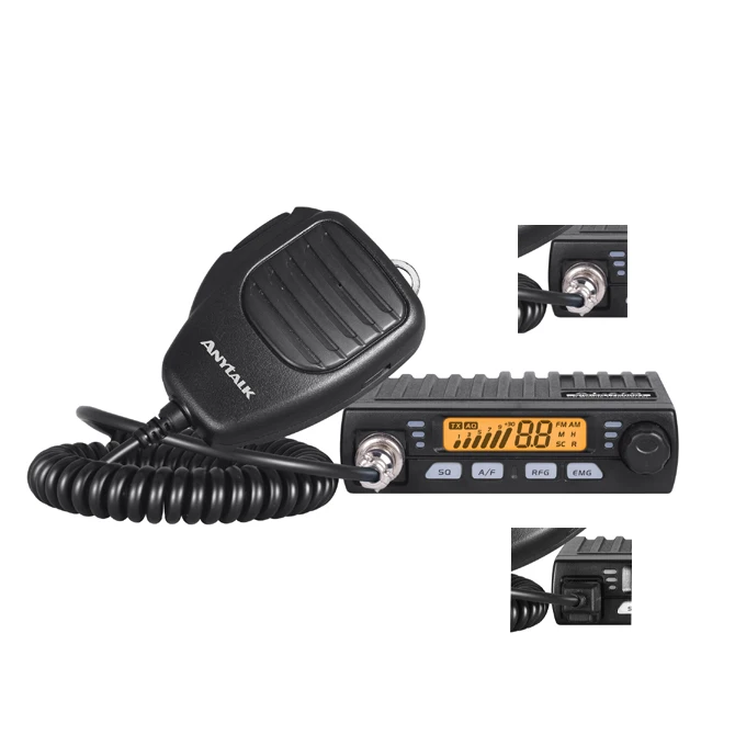 8w Long distance CB radio band Car radio transceiver AT-27S Anytalk newest 27MHz mobile radio