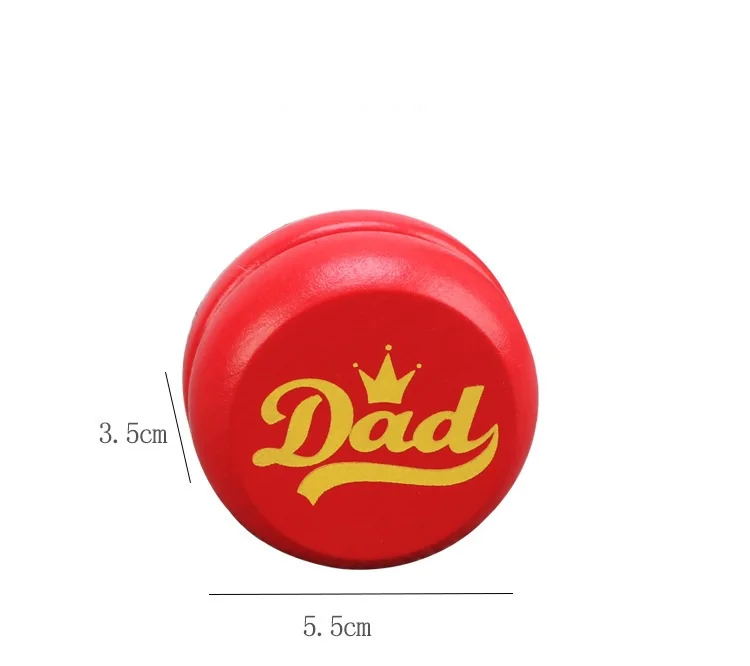 Eco-friendly Custom logo wooden color yo-yo kids toys