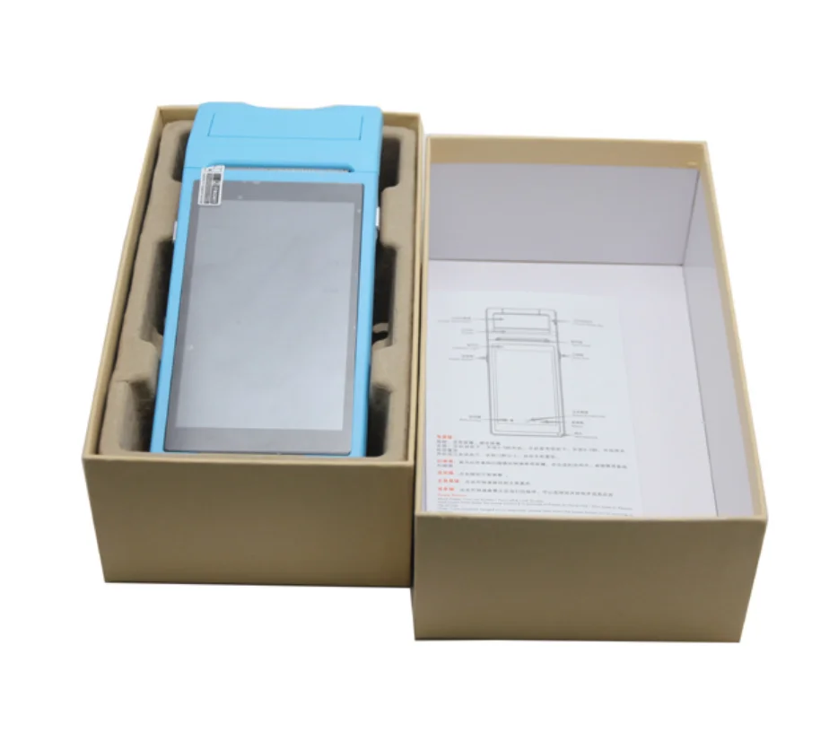 Android billing machine restaurant 4G pos system handheld pos terminal PDA with card reader payment