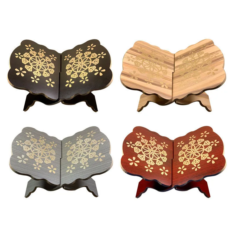 Muslim Quran BookShelf The Koran Book Holder Ramadan Decoration Religious Craft