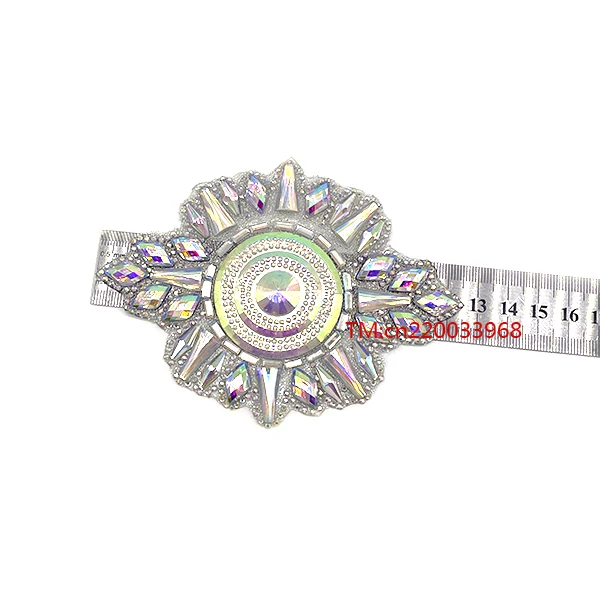 2024 Samba Clothing Accessories Glitter Rhinestone Applique Hot Fix Gem Carnival Trim Iron on Costume Dress Bag Decorations