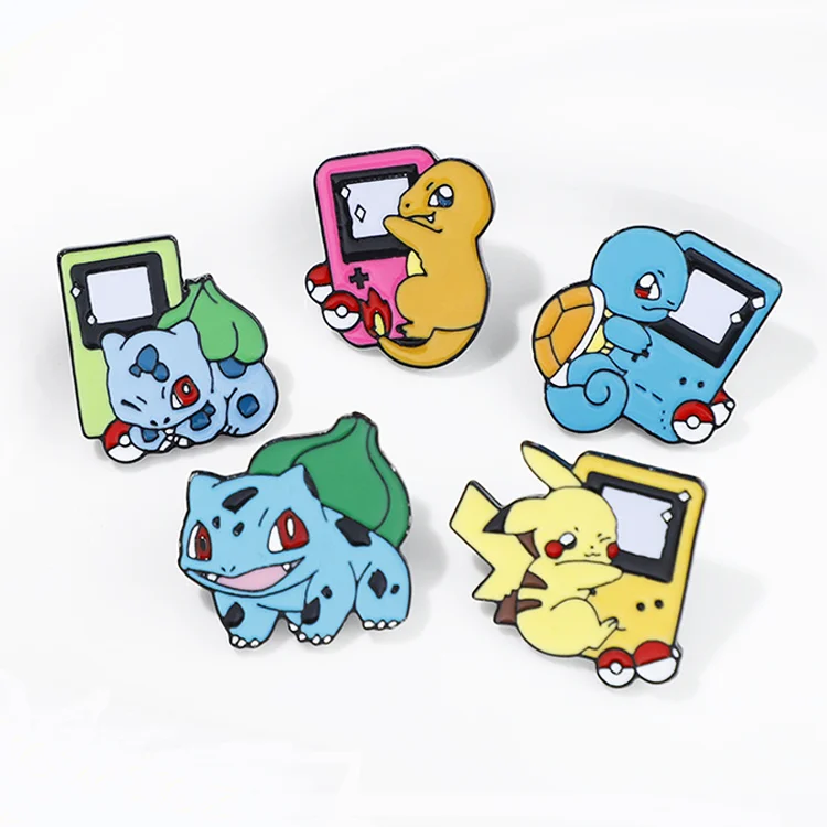 No Moq Hats Enamel Logo customized Lapel Pins Ins Style Japanese Cartoon Soft Enamel Pins for Collection