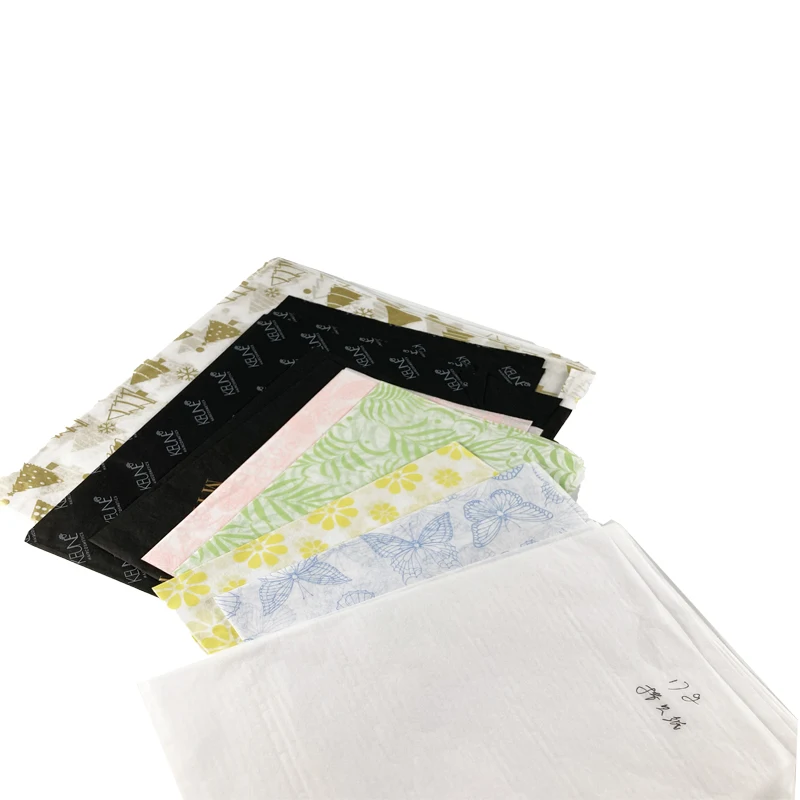 Биоразлагаемые одежда папиросной бумаги оберточная бумага с изготовленным на заказ логосом