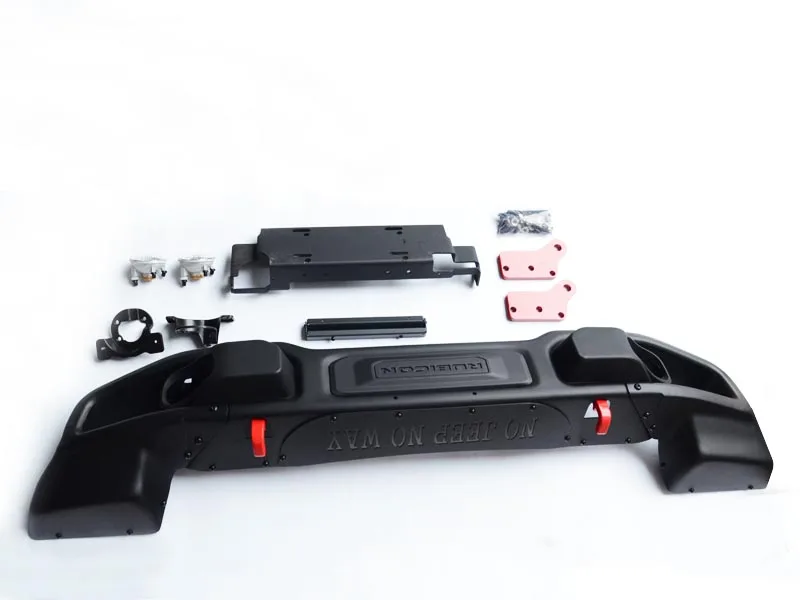 10th anniversary rugged aluminum front bumper with corner for Jeep wrangler 2007+ off-road accessories factory outlet