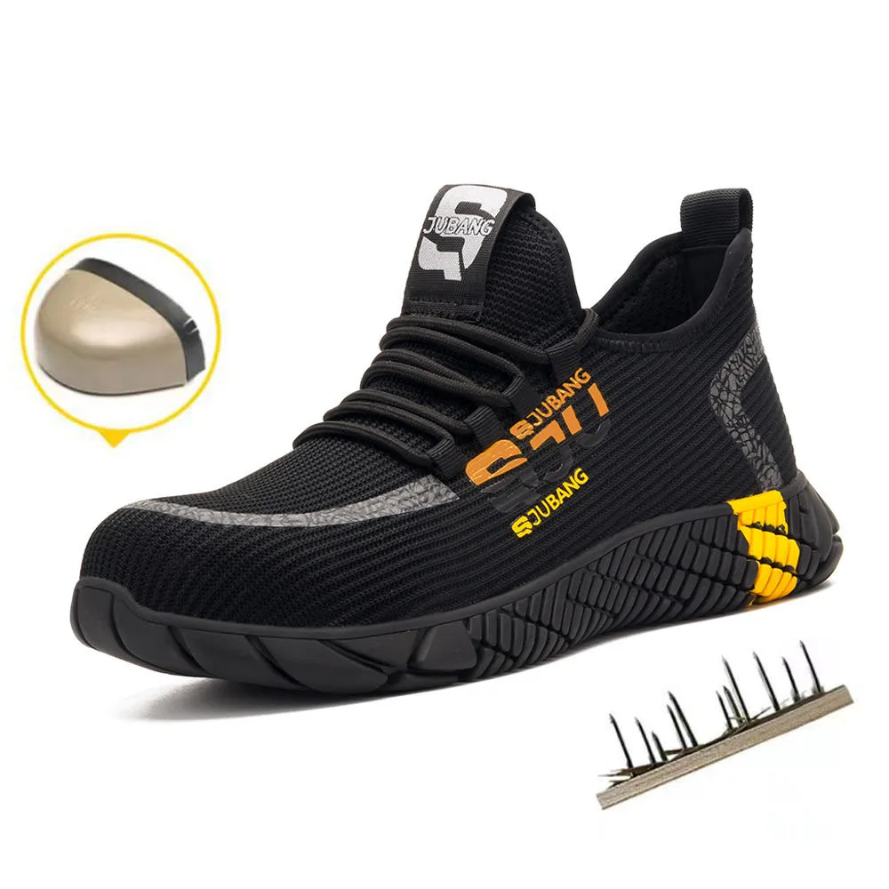 Factory Outlet Fashion For Men Man Anti Slip Steel Toe Cap Sport Light Weight Industrial Work Sefty Safty Safety Shoes