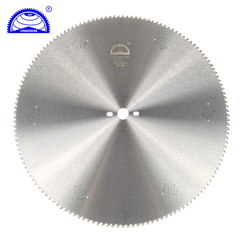 500/550/600/650/700/800mm PCD saw blade for cutting aluminum rods and round bars