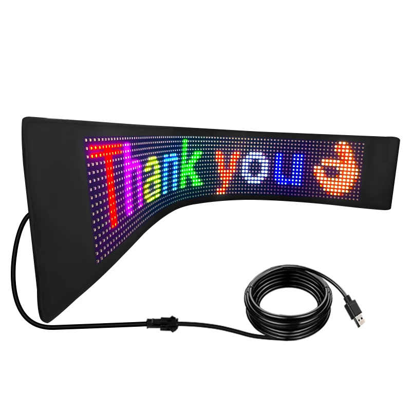 Android iOS App control LED Soft Panel Scrolling Text Flexible Screen Board Cheap Price High Quality LED Factory