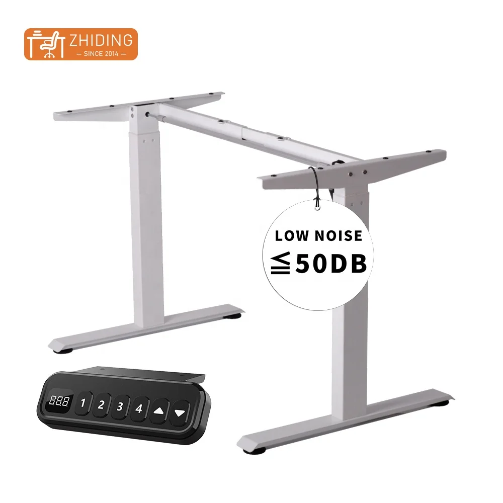 Home Office Ergonomic Computer Electric Adjustable Desk Frame Modern Standing Desk