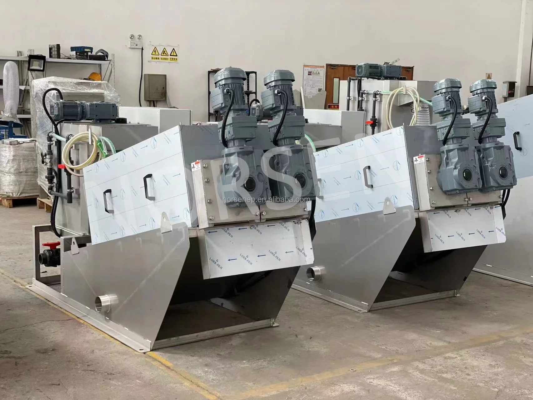 HOT Sludge Dehydrator  volute dewatering press sludge thickener and dewatering for excess sludge treatment