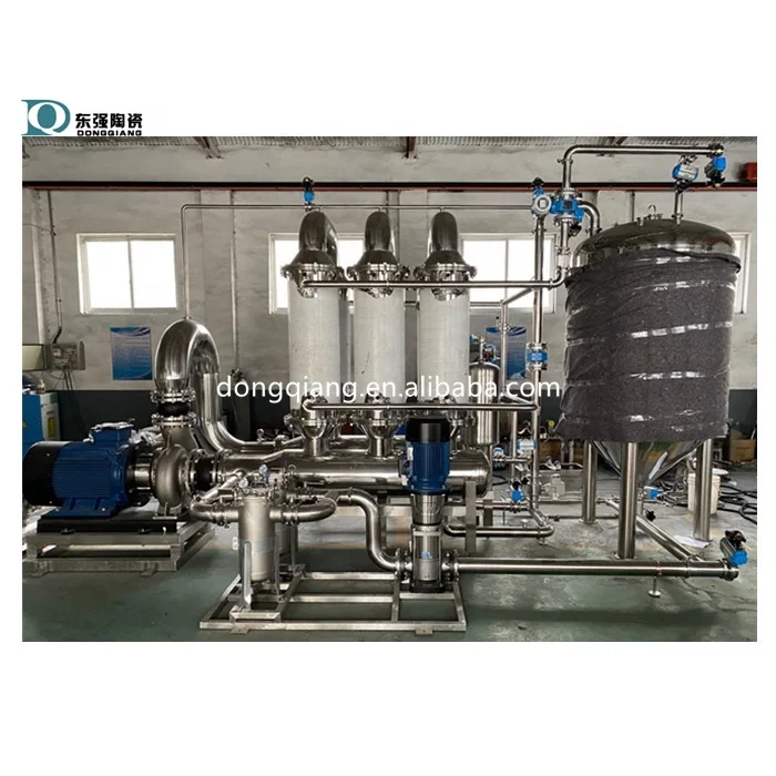 Greek Yogurt Processing Equipment with Ultrafiltration Ceramic Membrane Technology