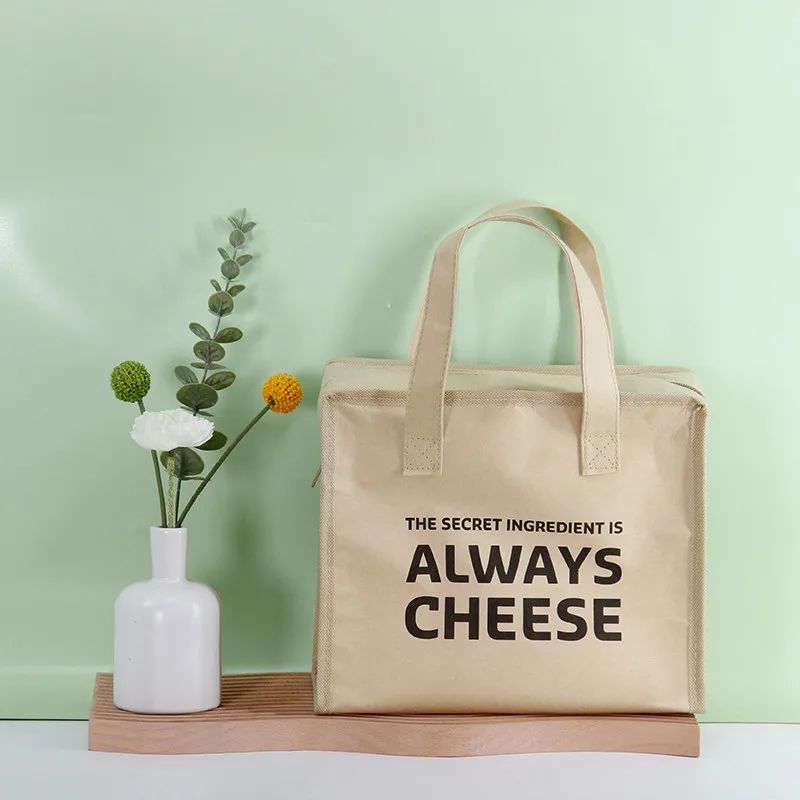 hot sale custom cooler bag reusable tote thermo bag insulation lunch bag for fruit and food