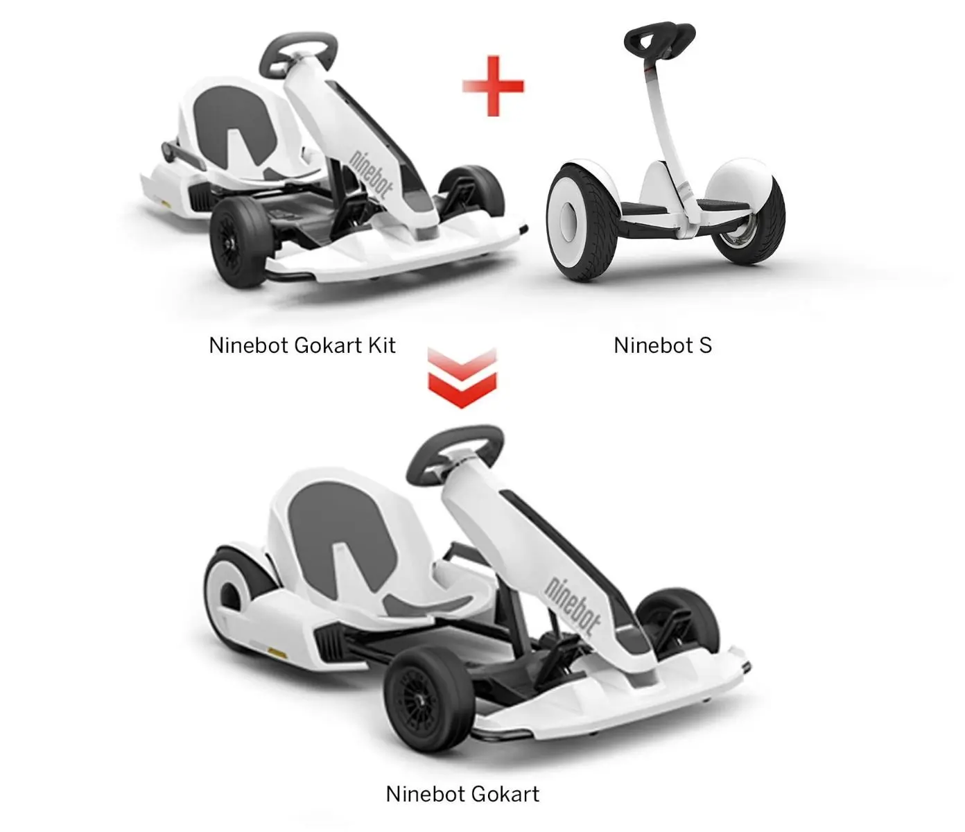 
 Ninebot gokart kit балансировочный автомобиль скутер Детский Взрослый карта игра электрический скутер с управлением через приложение  