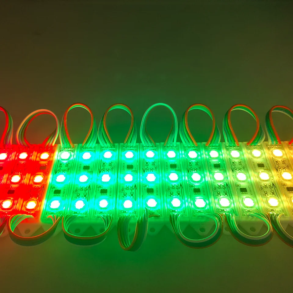 Светодиодный модуль 3smd с дистанционным управлением полноцветные модули светодиодов smd5050 WS2811 RGB