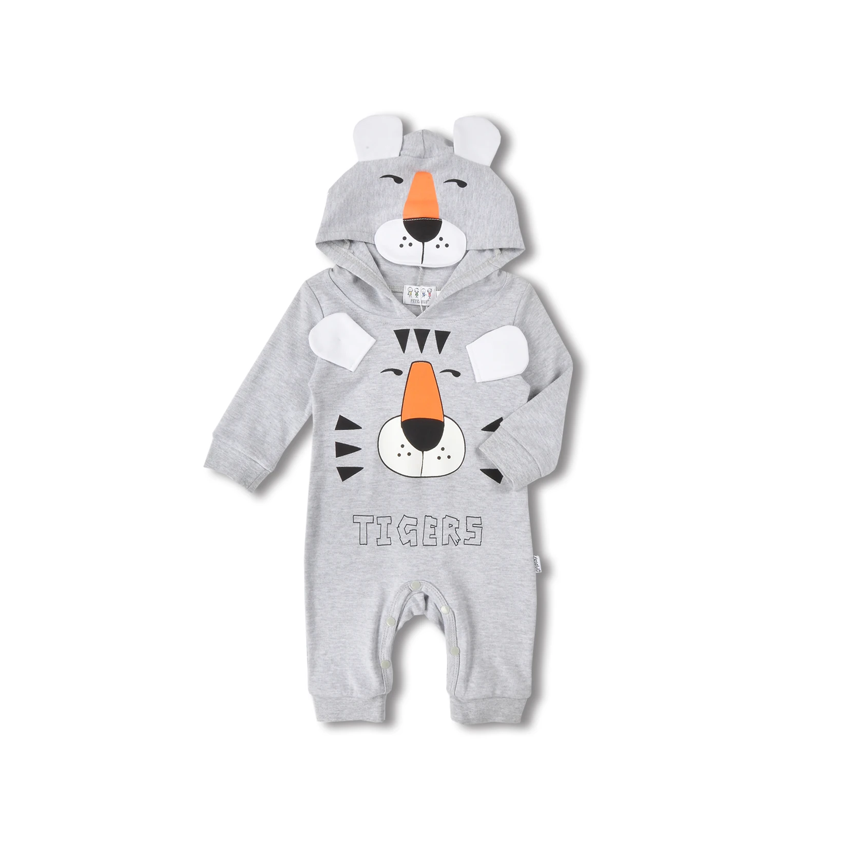 New Arrival Spring Long Sleeve Infant Newborn Jumpsuit Baby Clothes Cotton Romper Baby Tigers Onesie