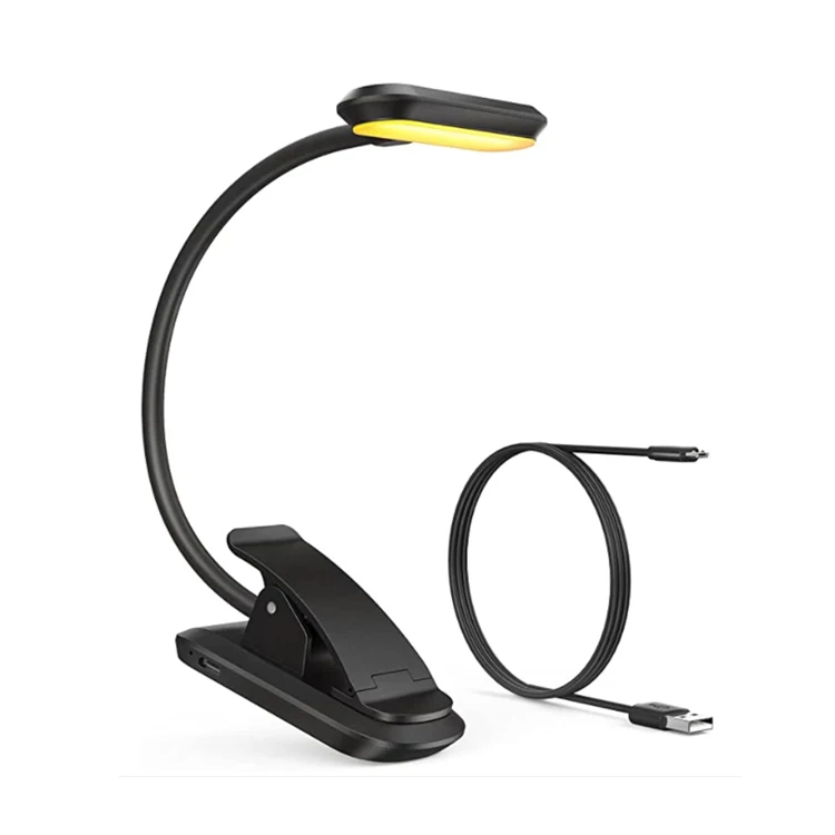 Горячая Распродажа высококачественный маленький зажим на гибкий складной USB Перезаряжаемый светодиодный светильник для чтения подходит детей