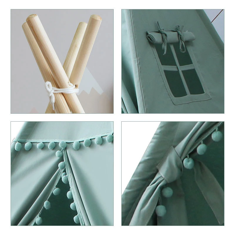 prince princess castle play pop up tent teepee tent kids baby game room kids princess play tent