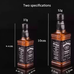 Custom Bottle Lighter Copy Wine Bottle Open Flame GAS Refillable Unique  Personal Whiskey Lighter Wholesale With Windproof