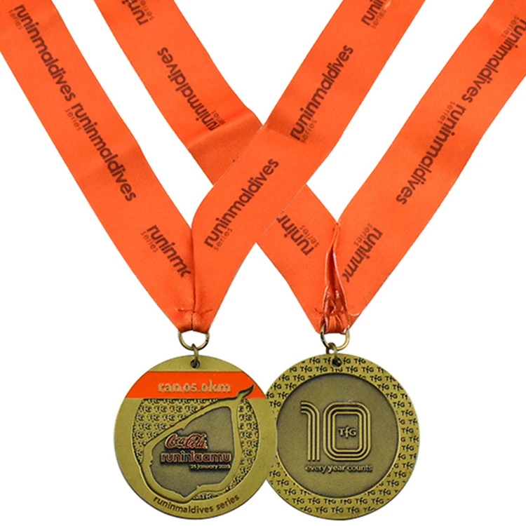 Custom Shape Logo Metal Sport Medal For Wholesales