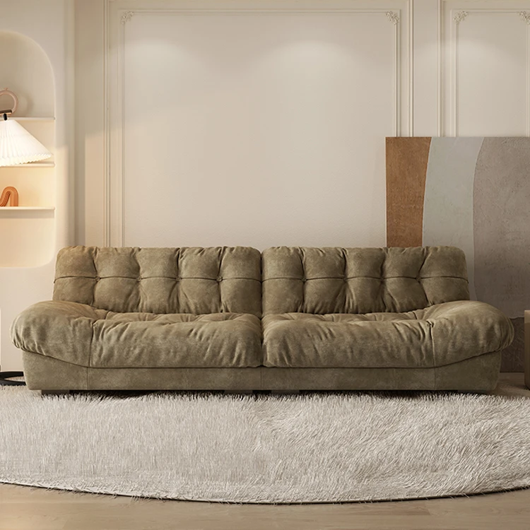 Модный Мягкий тканевый диван для гостиной