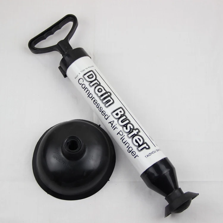 Sewer Cleaning Tool Sink Drain Compressed Air Plunger Buster Clog Sucking Cleaner Vacuum High Pressure Toilet Dredge Tools