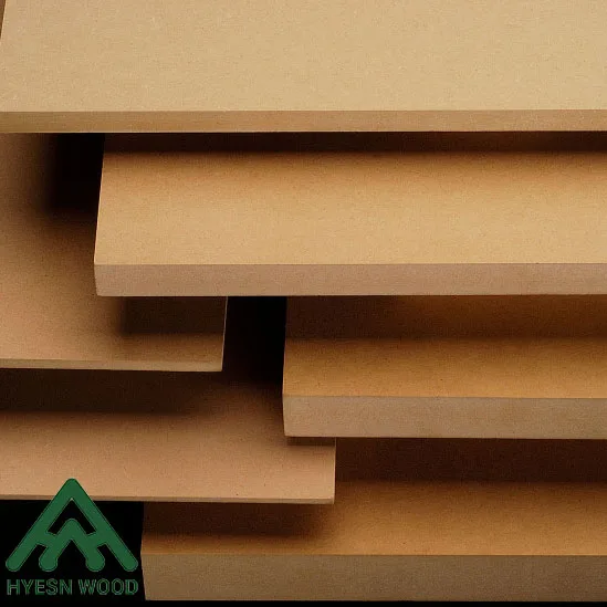 Hysenwood mdf board mdf waterproof moisture proof MDF HDF with laminated melamine sheets