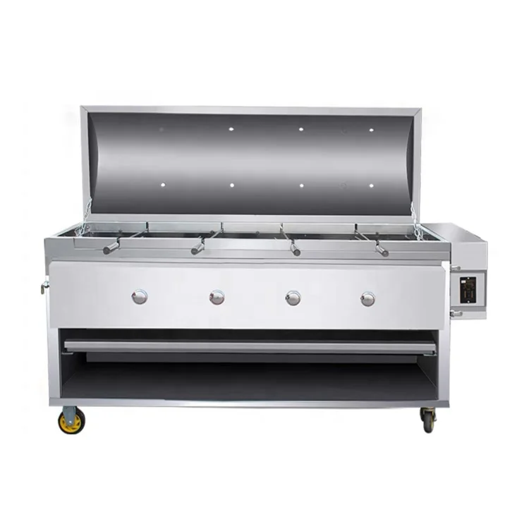 3 heads gas Hot Product Barbecu Oven Barbecue Oven Electric BBQ Oven bbq grills