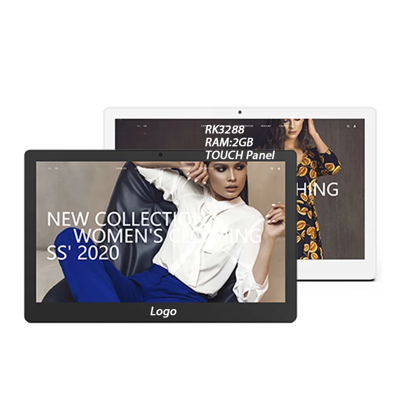 Commercial 15.6 Inch Digital Signage Display 2+32G Full HD IPS Android Tablet Lightweight Design for Retail Environments