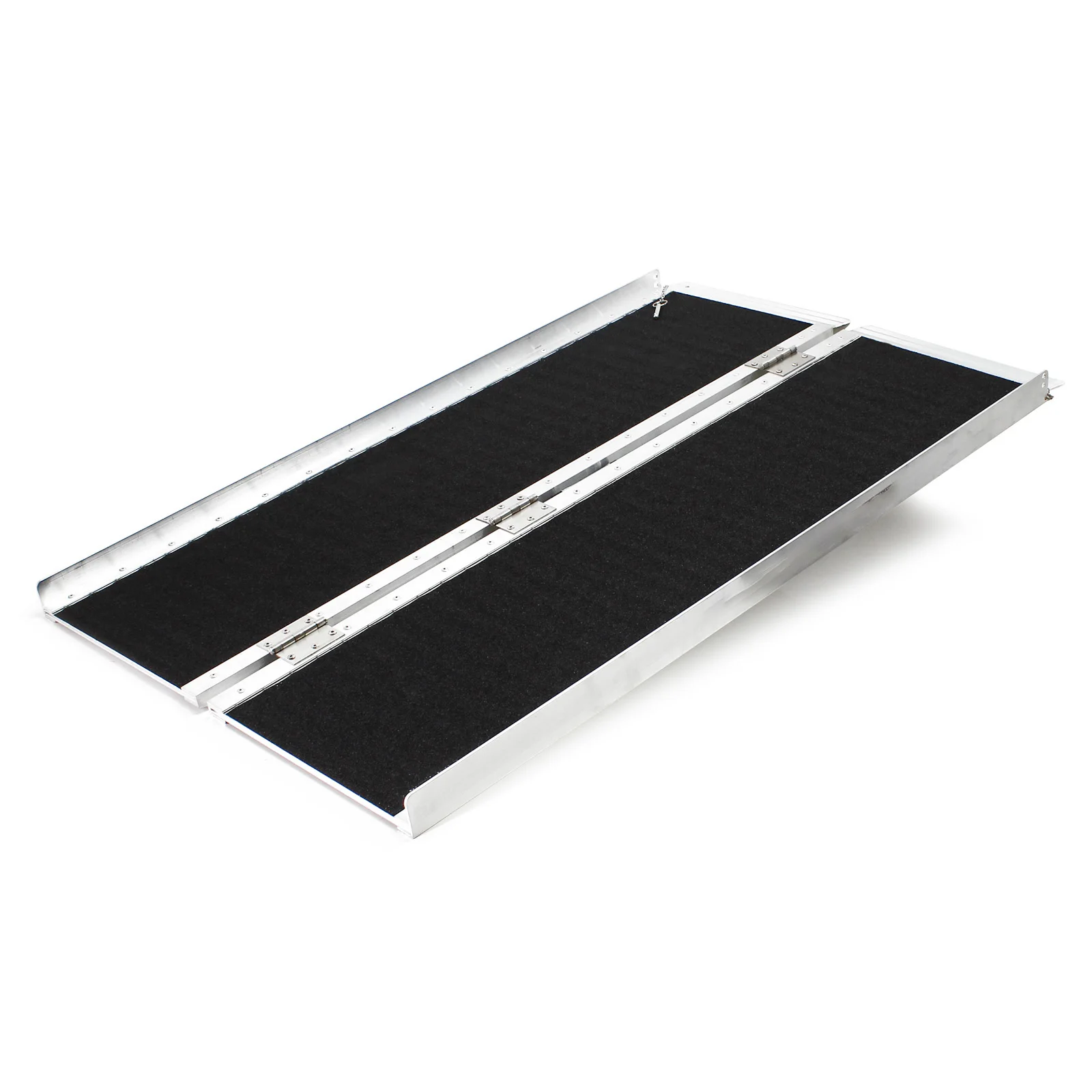 Aluminum Alloy Wheelchair Folding Ramp Portable Wheelchair Accessible Ramps Strong Loading Capacity