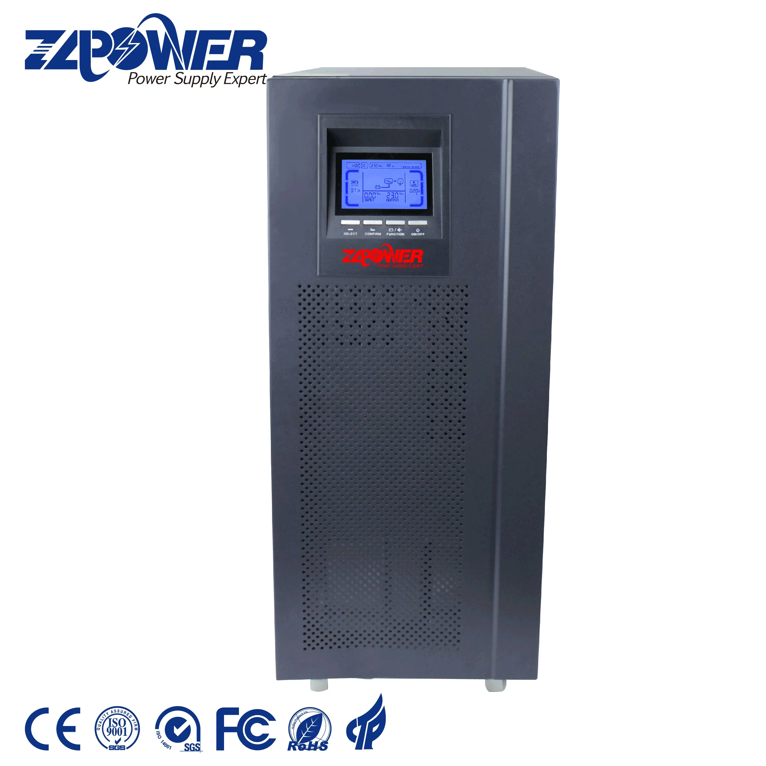 Top rated 100KVA industrial home online UPS 10kva 3 phase  low frequency online ups