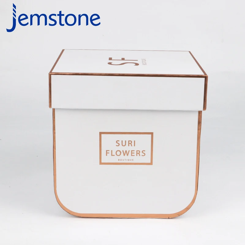 Luxury Gift Packaging Special Shape Flower Rose Packaging Gift Cardboard Box For Festival Flower Box