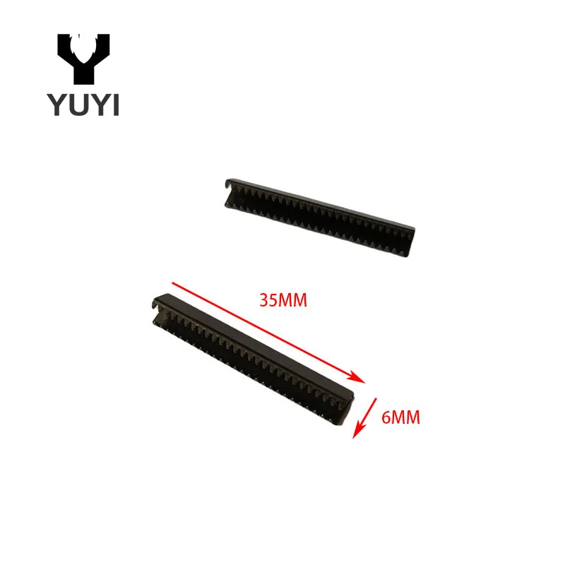 factory wholesale Metal Ribbon Crimp End Cord Folding Claw Rope Belt End Clips