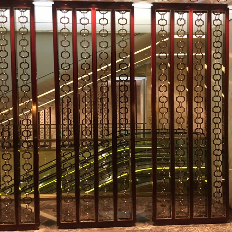 
Design artistic sense stainless steel partition decorative screen 