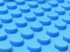 25*25cm 32*32 dots  stick on wall Flexible Silicon Baseplate  soft rubber baseplate brick toy building block