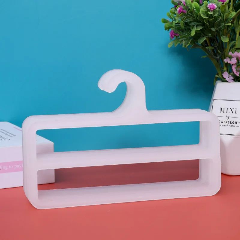 Circle Shape Plastic Scarf Hanger Closet Accessory Scarf Holder Plastic Towel hijab Shawl Ring Display Scarf Hangers